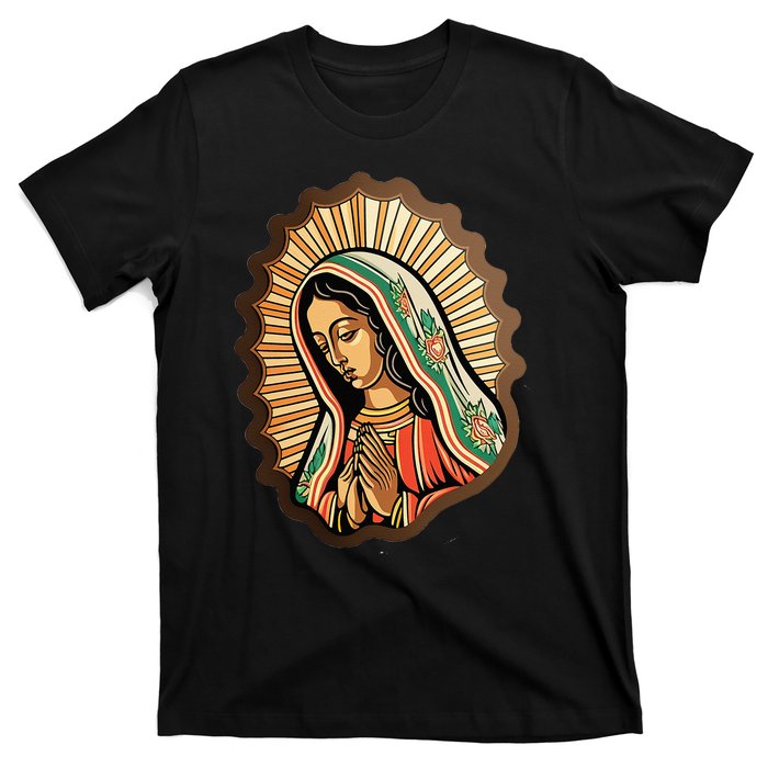 Our Lady Virgen De Guadalupe Mexico Religious T-Shirt