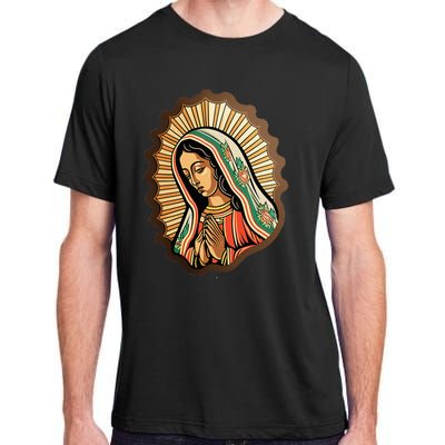 Our Lady Virgen De Guadalupe Mexico Religious Adult ChromaSoft Performance T-Shirt