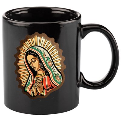 Our Lady Virgen De Guadalupe Mexico Religious 11oz C Handle Ceramic Mug