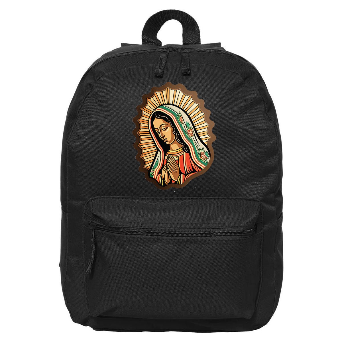 Our Lady Virgen De Guadalupe Mexico Religious 16 in Basic Backpack