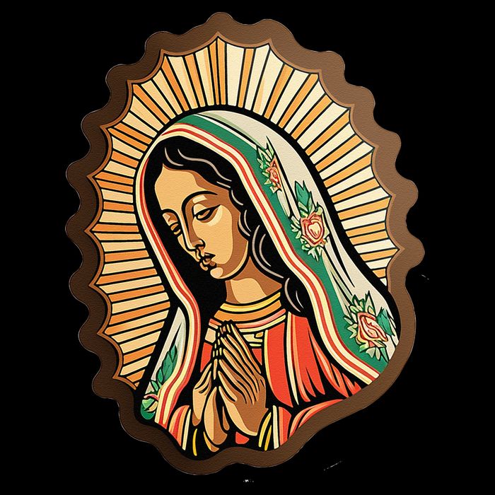 Our Lady Virgen De Guadalupe Mexico Religious 16 in Basic Backpack