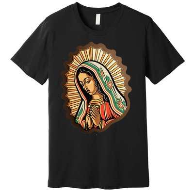 Our Lady Virgen De Guadalupe Mexico Religious Premium T-Shirt