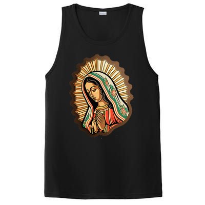 Our Lady Virgen De Guadalupe Mexico Religious PosiCharge Competitor Tank