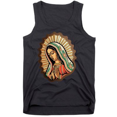 Our Lady Virgen De Guadalupe Mexico Religious Tank Top