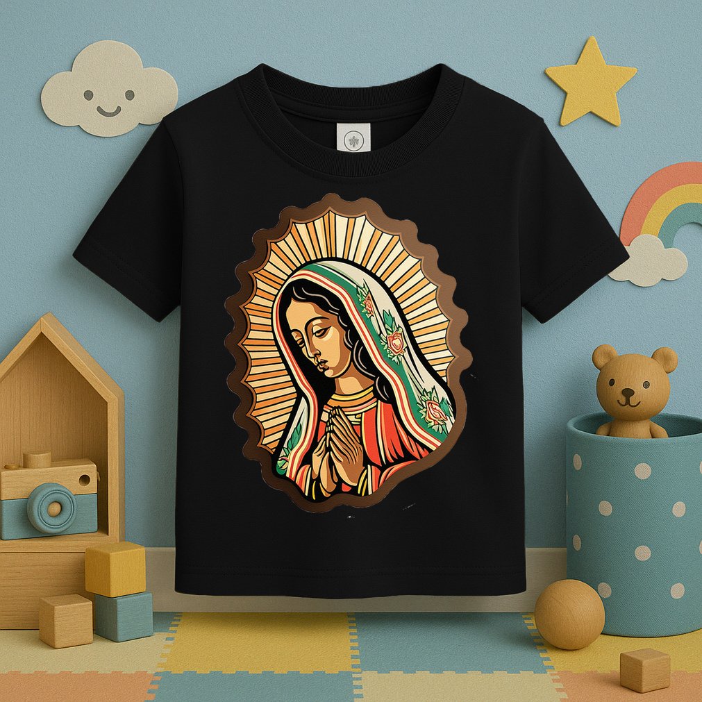 Our Lady Virgen De Guadalupe Mexico Religious Toddler T-Shirt