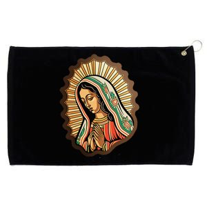 Our Lady Virgen De Guadalupe Mexico Religious Grommeted Golf Towel