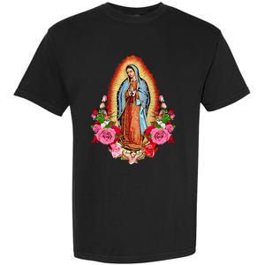 Our Lady Virgen De Guadalupe Virgin Mary Gracias Madre Mía Garment-Dyed Heavyweight T-Shirt