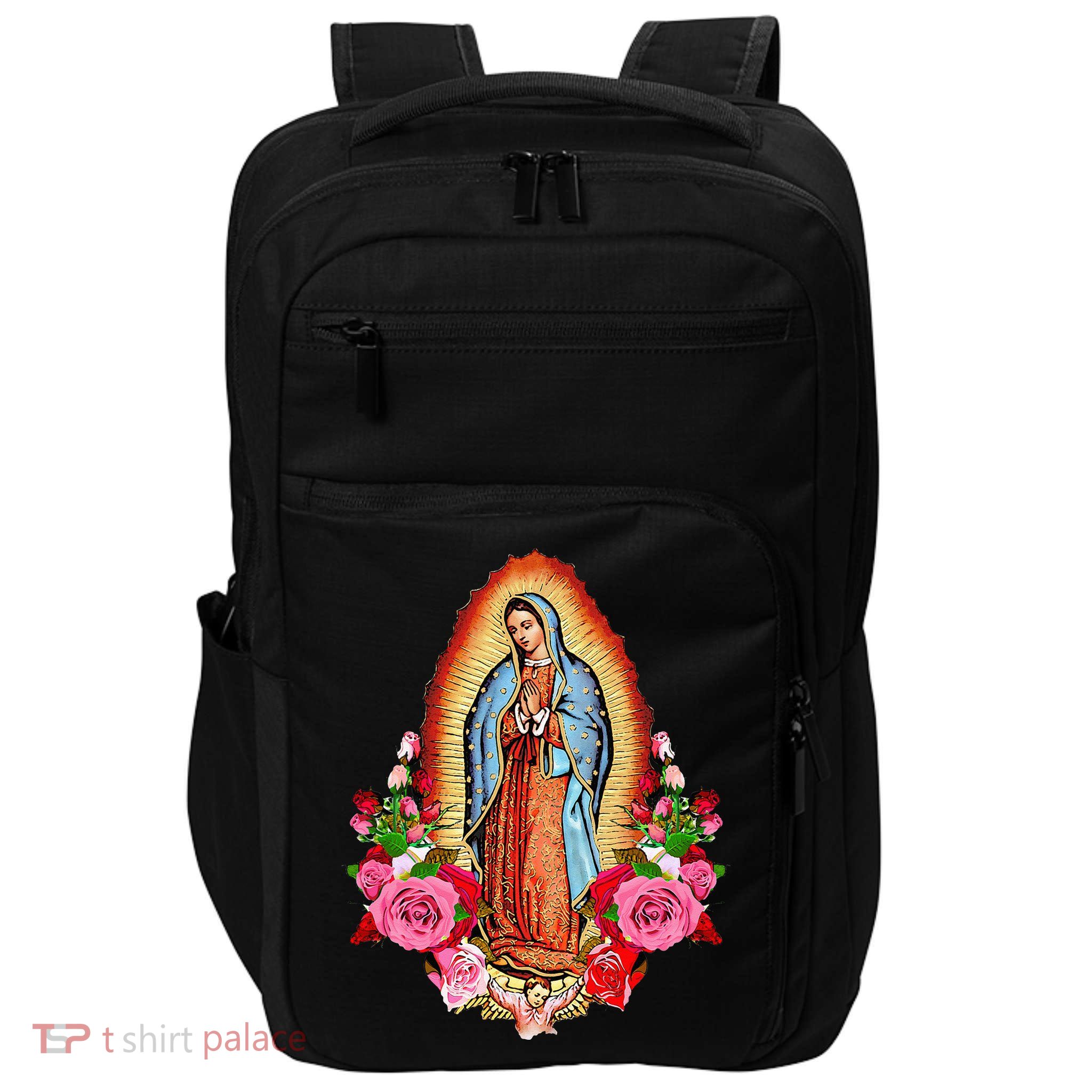 Our Lady Virgen De Guadalupe Virgin Mary Gracias Madre Mía Impact Tech Backpack