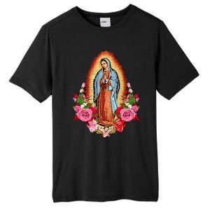 Our Lady Virgen De Guadalupe Virgin Mary Gracias Madre Mía Tall Fusion ChromaSoft Performance T-Shirt