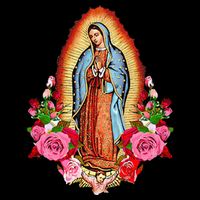 Our Lady Virgen De Guadalupe Virgin Mary Gracias Madre Mía Flatbill Hat