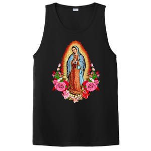 Our Lady Virgen De Guadalupe Virgin Mary Gracias Madre Mía PosiCharge Competitor Tank