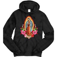 Our Lady Virgen De Guadalupe Virgin Mary Gracias Madre Mía Tie Dye Hoodie