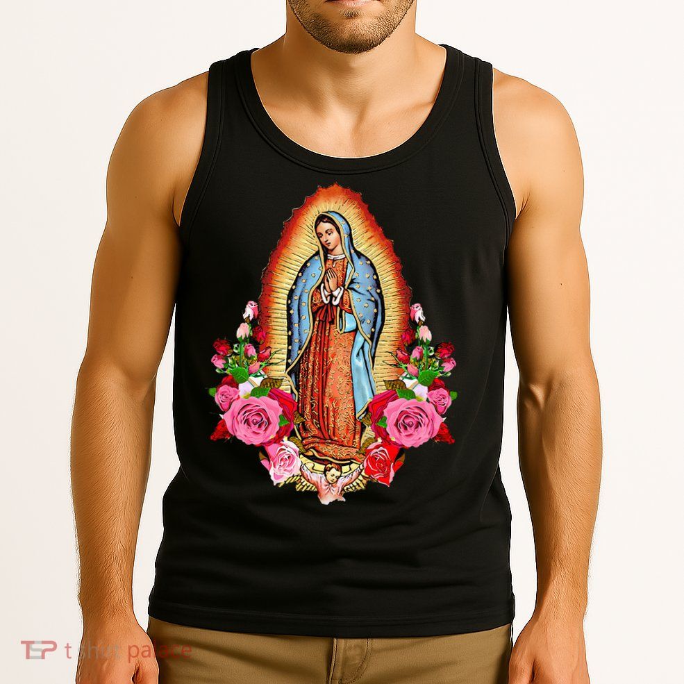 Our Lady Virgen De Guadalupe Virgin Mary Gracias Madre Mía Tank Top