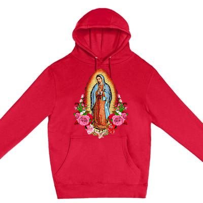 Our Lady Virgen De Guadalupe Virgin Mary Gracias Madre Mía Premium Pullover Hoodie