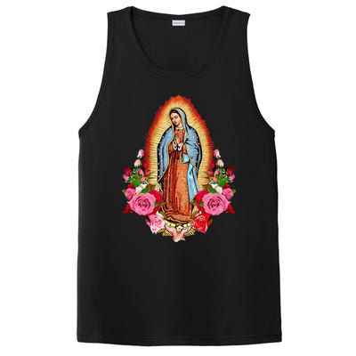 Our Lady Virgen De Guadalupe Virgin Mary Gracias Madre Mía PosiCharge Competitor Tank