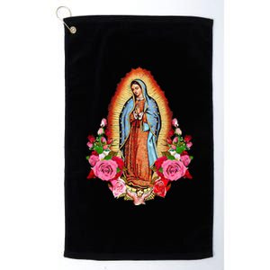 Our Lady Virgen De Guadalupe Virgin Mary Gracias Madre Mía Platinum Collection Golf Towel