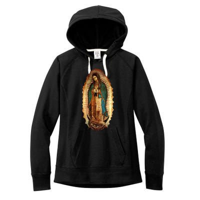 Our Lady Virgen De Guadalupe Maria Virgin Mary Women's Fleece Hoodie