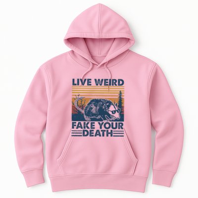 Opossum Live Weird Fake Your Death Hoodie