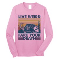 Opossum Live Weird Fake Your Death Long Sleeve Shirt