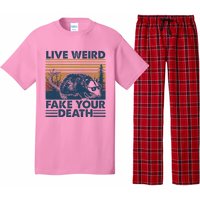 Opossum Live Weird Fake Your Death Pajama Set