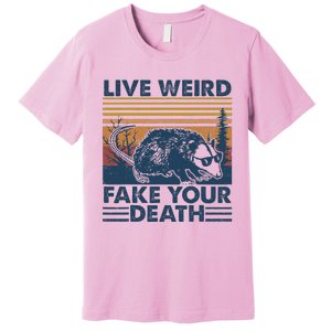 Opossum Live Weird Fake Your Death Premium T-Shirt