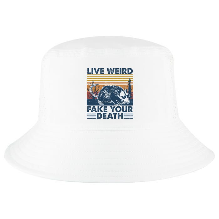 Opossum Live Weird Fake Your Death Cool Comfort Performance Bucket Hat