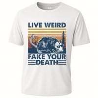 Opossum Live Weird Fake Your Death Cooling Performance Crew T-Shirt