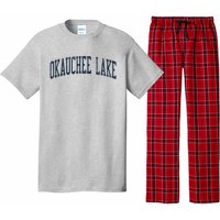 Okauchee Lake Wi Vintage Athletic Sports Jsn2 Print Pajama Set