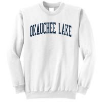 Okauchee Lake Wi Vintage Athletic Sports Sweatshirt