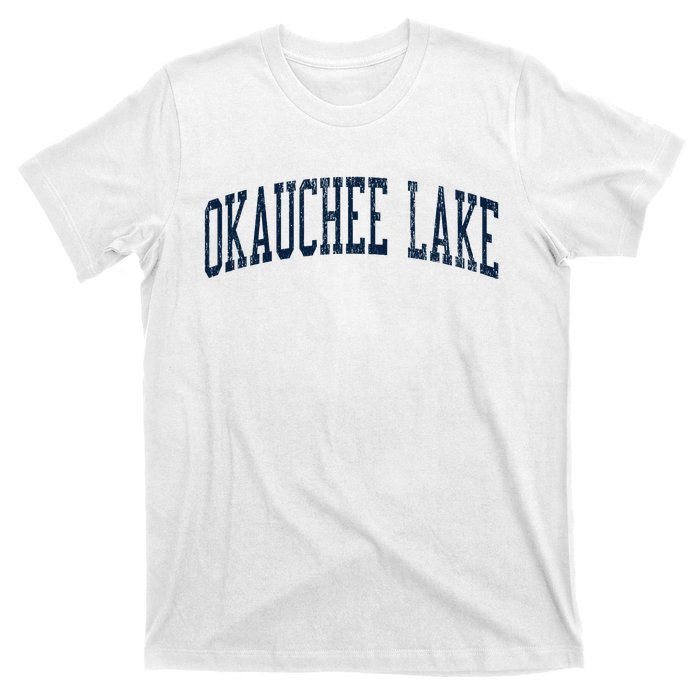 Okauchee Lake Wi Vintage Athletic Sports T-Shirt