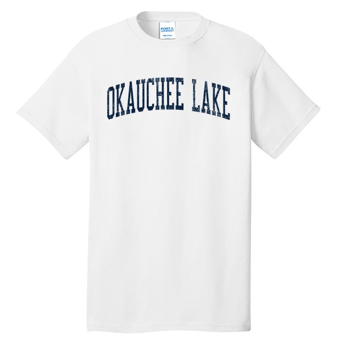 Okauchee Lake Wi Vintage Athletic Sports Tall T-Shirt