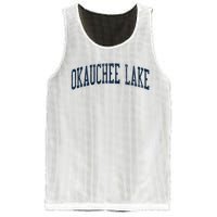 Okauchee Lake Wi Vintage Athletic Sports Mesh Reversible Basketball Jersey Tank