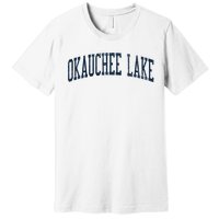 Okauchee Lake Wi Vintage Athletic Sports Premium T-Shirt