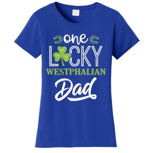 One Lucky Westphalian Horse Dad Irish Horseback Riding Gift Women's T-Shirt