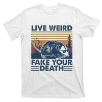 Opossum Live Weird Fake Your Death Vintage T-Shirt