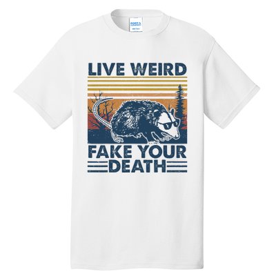 Opossum Live Weird Fake Your Death Vintage Tall T-Shirt