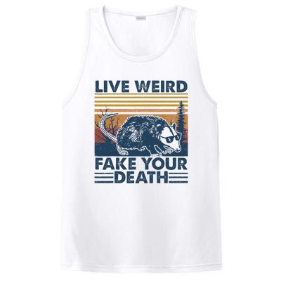 Opossum Live Weird Fake Your Death Vintage PosiCharge Competitor Tank