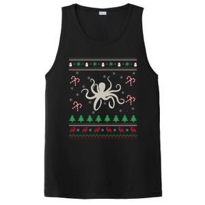 Octopus Lover Xmas Gift Ugly Octopus Christmas Gift PosiCharge Competitor Tank