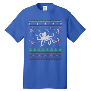 Octopus Lover Xmas Gift Ugly Octopus Christmas Gift Tall T-Shirt