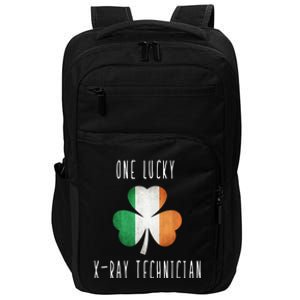 One Lucky Xgiftray Technician St Patricks Day Healthcare Cute Gift Impact Tech Backpack