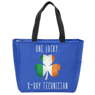 One Lucky Xgiftray Technician St Patricks Day Healthcare Cute Gift Zip Tote Bag