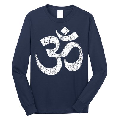 OM AUM Buddhist Zen YOGA Hindu India Long Sleeve Shirt