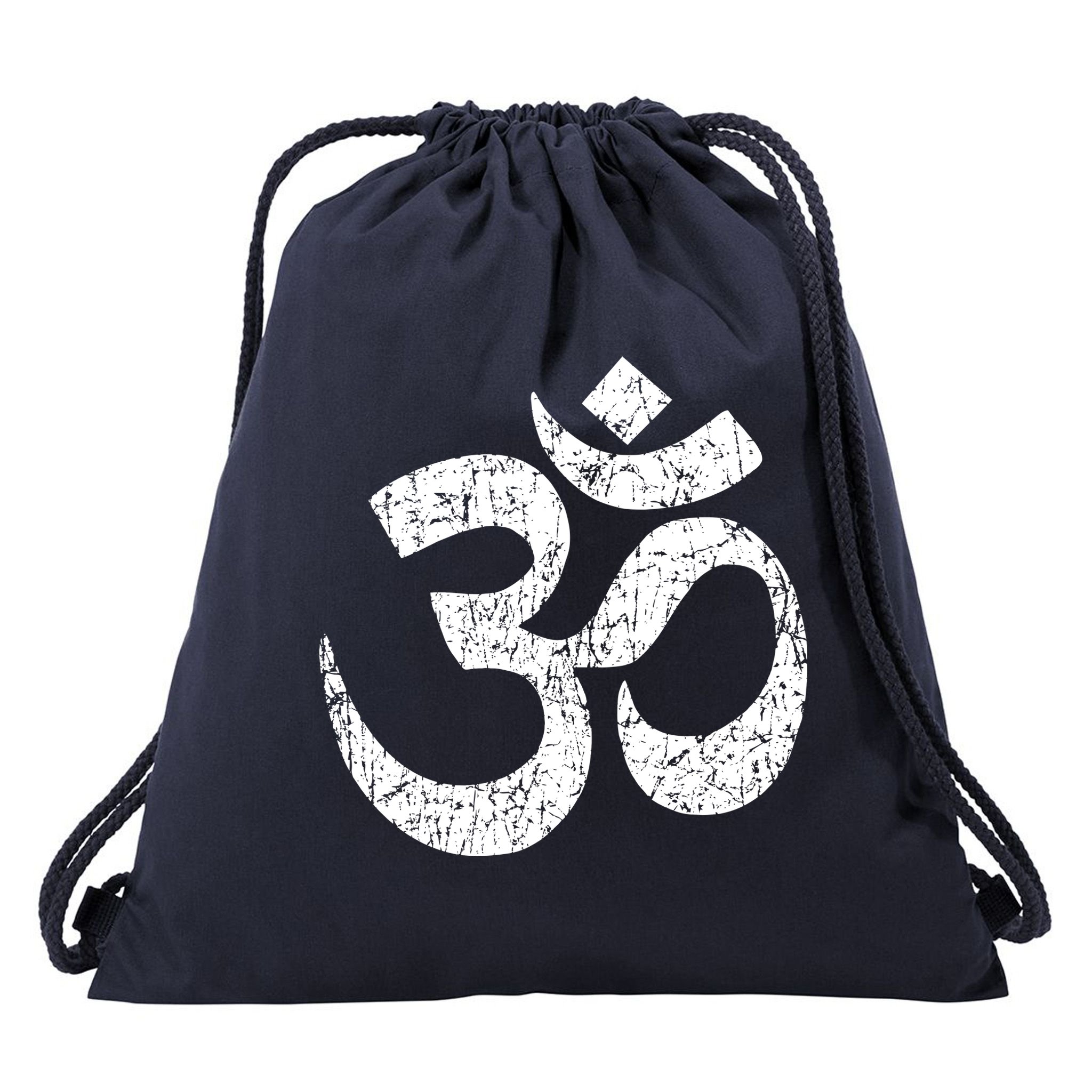 OM AUM Buddhist Zen YOGA Hindu India Drawstring Bag