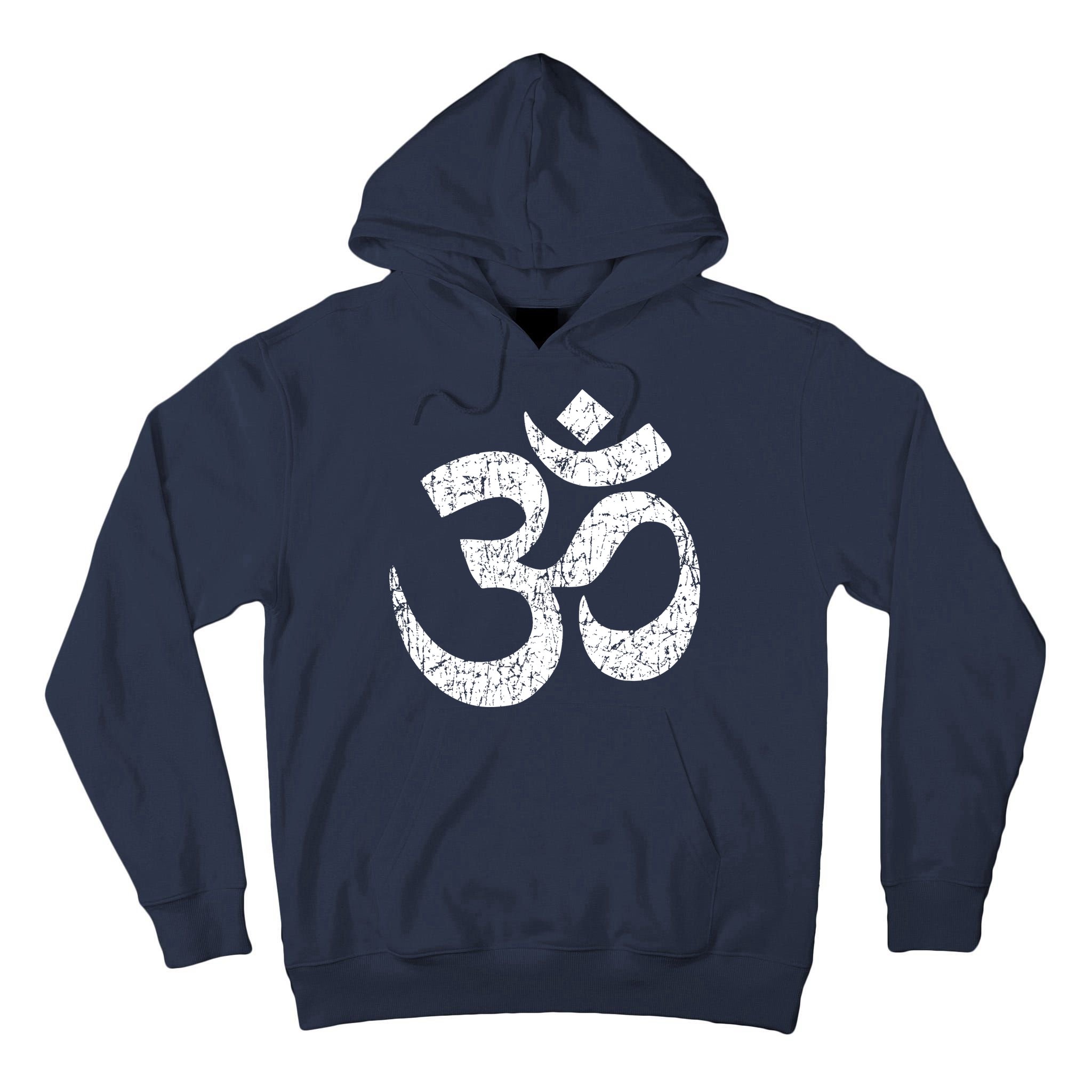 OM AUM Buddhist Zen YOGA Hindu India Tall Hoodie