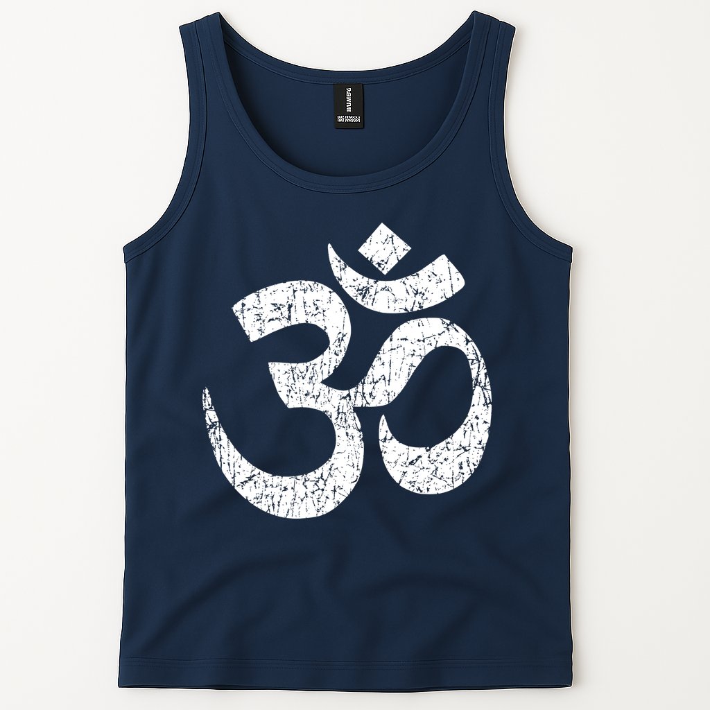 OM AUM Buddhist Zen YOGA Hindu India Tank Top