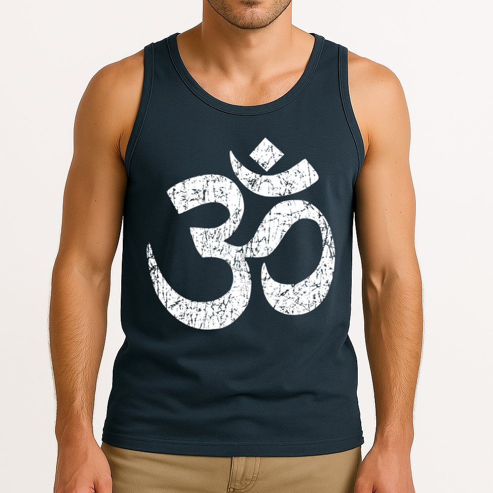 OM AUM Buddhist Zen YOGA Hindu India Tank Top