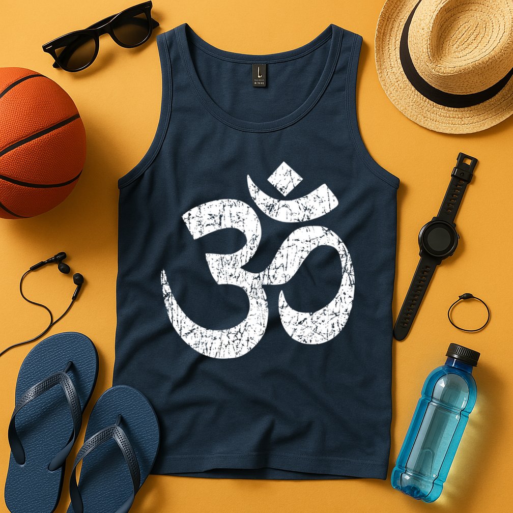 OM AUM Buddhist Zen YOGA Hindu India Tank Top