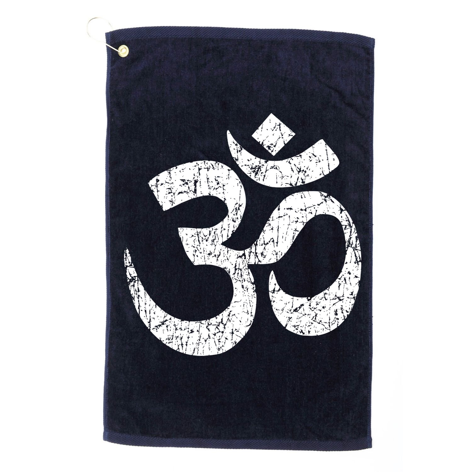 OM AUM Buddhist Zen YOGA Hindu India Golf Towel