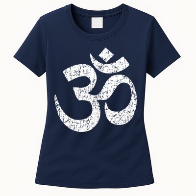 OM AUM Buddhist Zen YOGA Hindu India Womens T-Shirt
