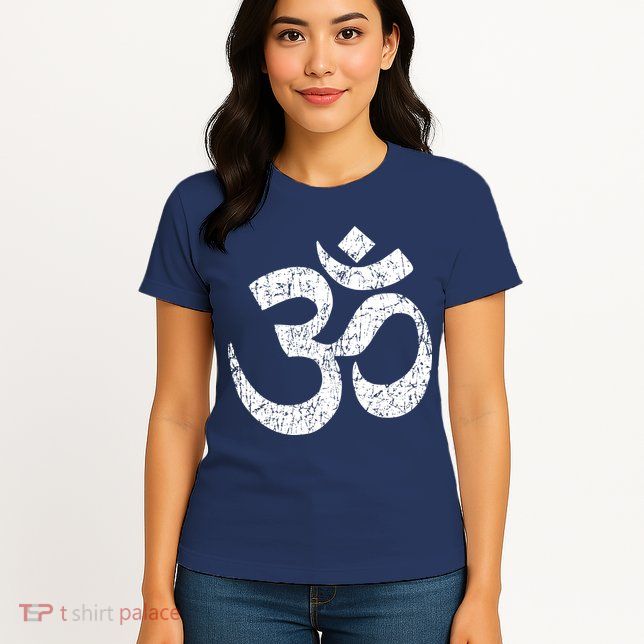 OM AUM Buddhist Zen YOGA Hindu India Womens T-Shirt